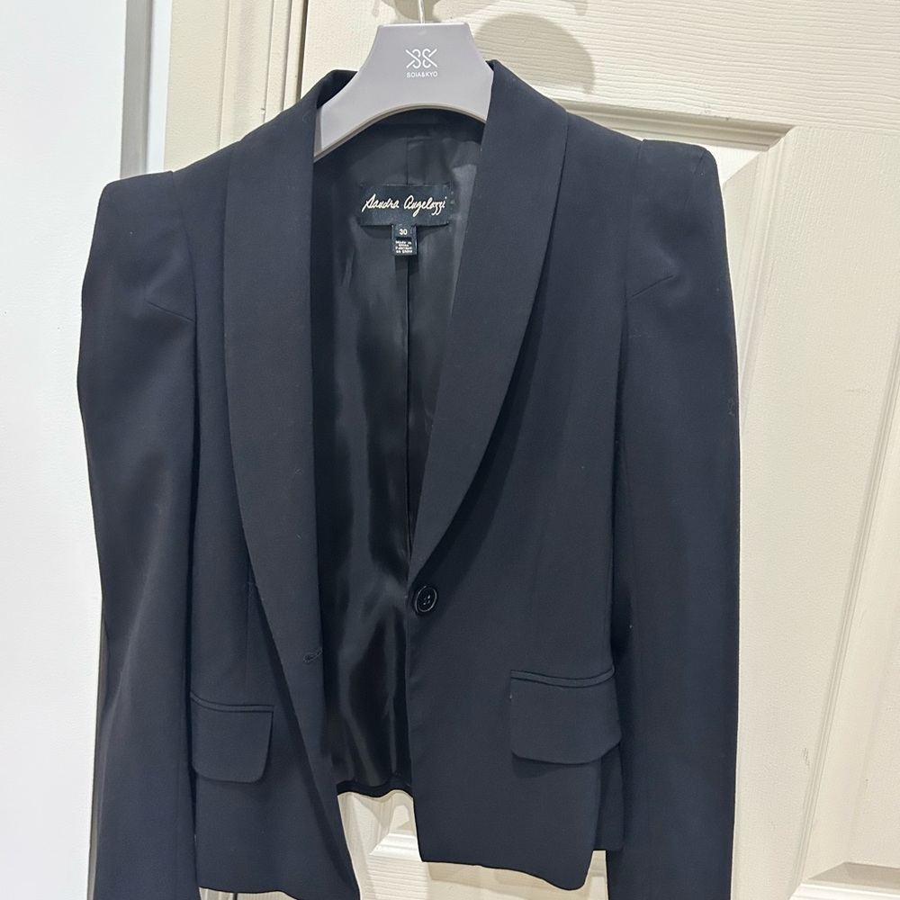 Amanda Uprichard Elegant Black Jacket